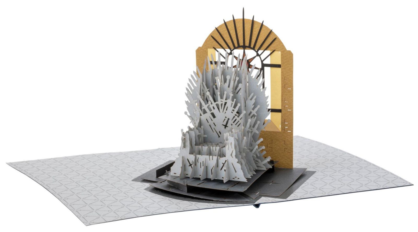 Game of Thrones 3D Pop-Up Greeting Card Iron Throne Insight Editions