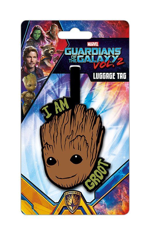 Guardians of the Galaxy Vol. 2 Gumový Jmenovka na zavazadlo Tag I Am Groot Pyramid International