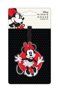 Mickey Mouse Gumový Jmenovka na zavazadlo Tag Minnie Mouse