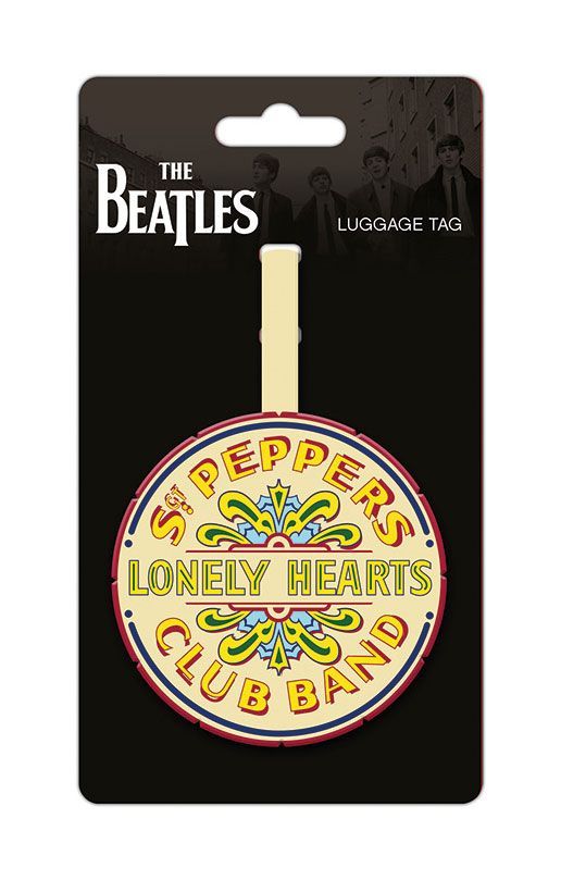The Beatles Gumový Jmenovka na zavazadlo Tag Sgt. Pepper Logo Pyramid International