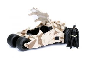 Batman The Dark Knight Kov. Model 1/24 2008 Batmobile Camo with Figurka Jada Toys