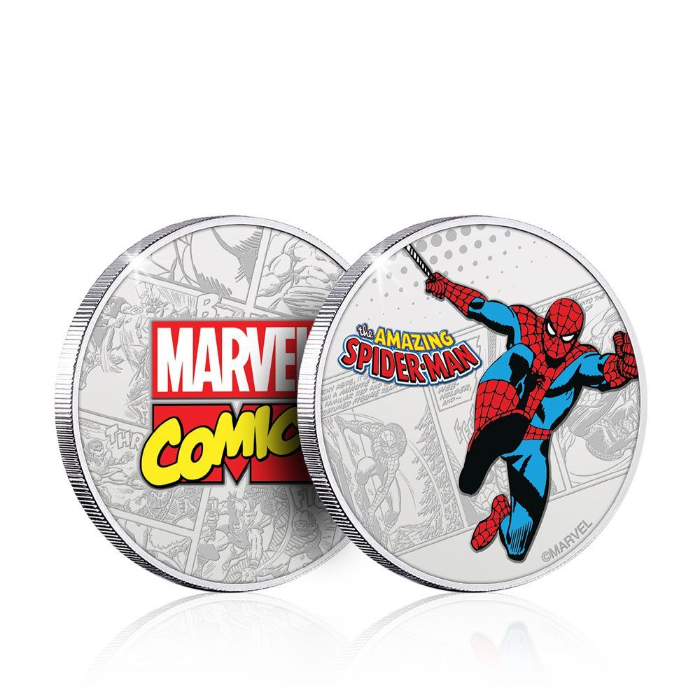 Marvel Collectable Coin Spider-Man (silver plated) FaNaTtik