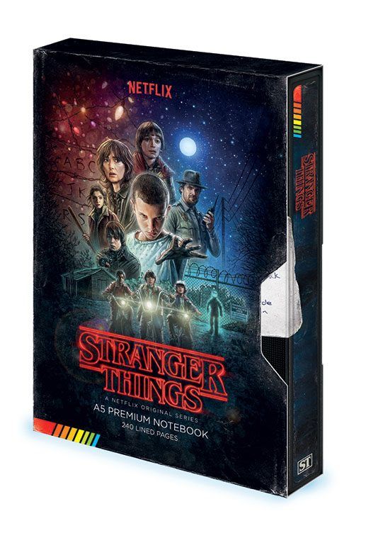 Stranger Things Premium Poznámkový Blok A5 VHS (S1) Pyramid International