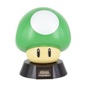 Super Mario Bros 3D Icon Light 1Up Mushroom 10 cm
