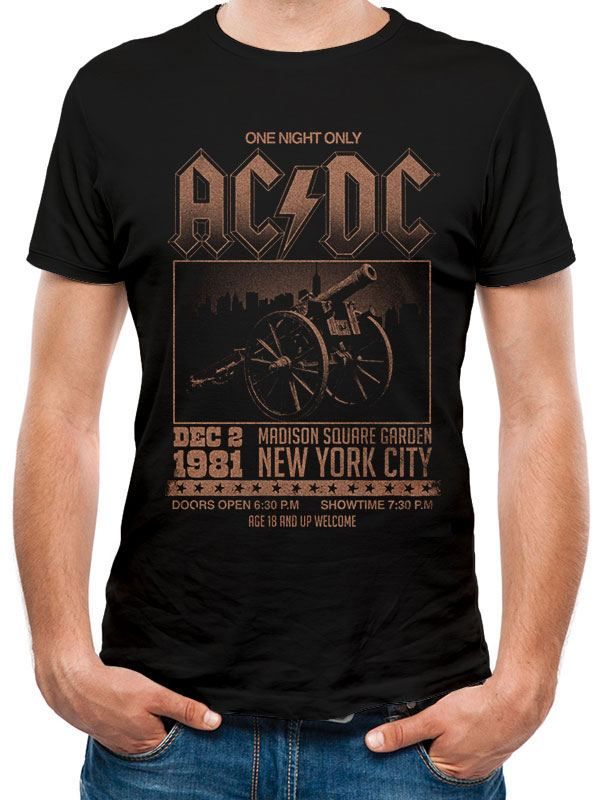 AC/DC Tričko Madison Square Garden Velikost XL CID
