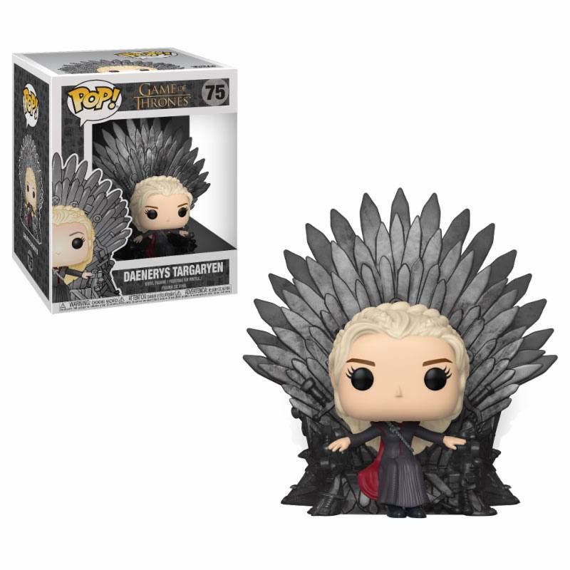 Game of Thrones POP! Deluxe vinylová Figure Daenerys on Iron Throne 15 cm Funko