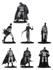 Batman Black & White PVC Minifigure 7-Pack Box Set #3 10 cm