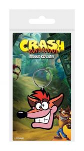 Crash Bandicoot Gumový Keychain Extra Life 6 cm