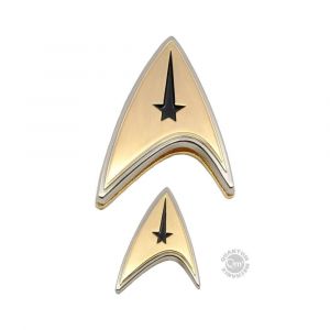 Star Trek Discovery Enterprise Odznak & Pin Set Command