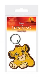 The Lion King Gumový Keychain Simba 6 cm