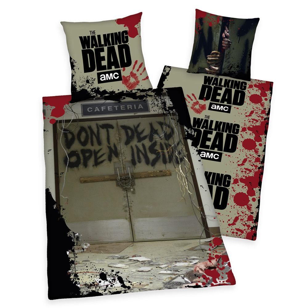 Walking Dead Povlečení Set Don't Open Dead Inside 135 x 200 cm / 80 x 80 cm Herding