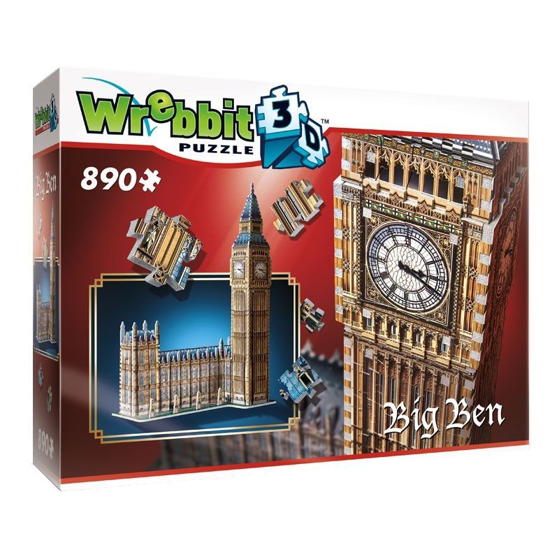 Wrebbit The Classics Kolekce 3D Puzzle Big Ben Wrebbit Puzzle