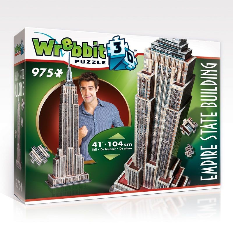 Wrebbit The Classics Kolekce 3D Puzzle Empire State Building Wrebbit Puzzle