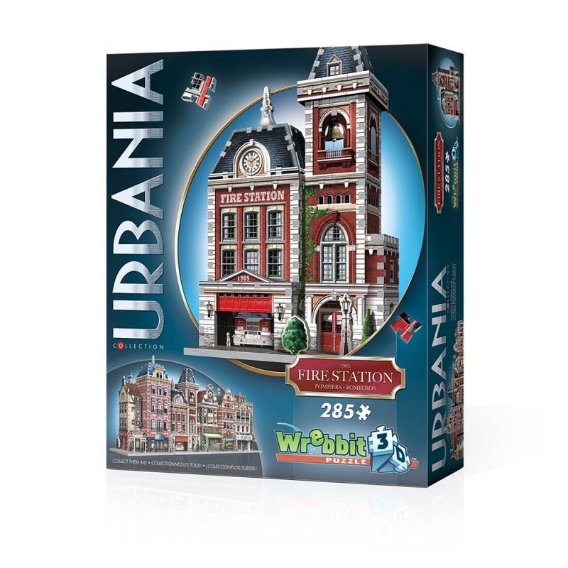 Wrebbit Urbania 3D Puzzle Fire Station Wrebbit Puzzle