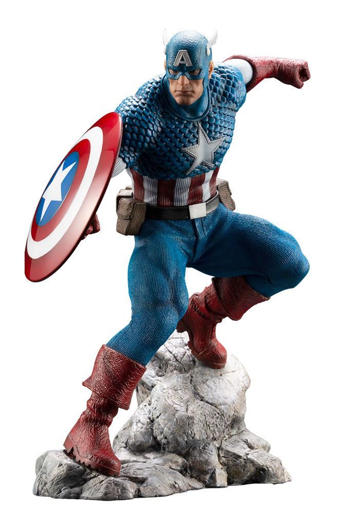 Marvel Universe ARTFX Premier PVC Soška 1/10 Captain America 18 cm Kotobukiya