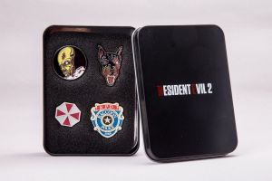 Resident Evil 2 Collectors Pins 4-Pack