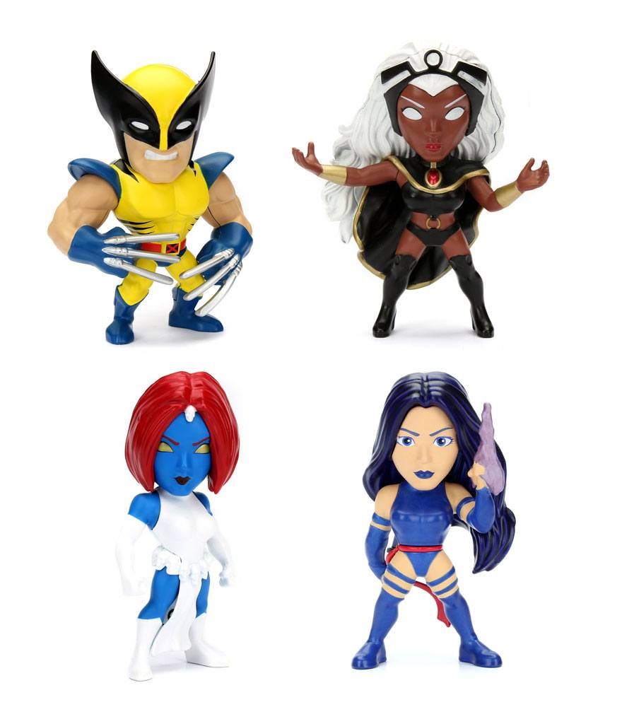 X-Men Metals Kov. Mini Figures 10 cm Sada (4) Jada Toys
