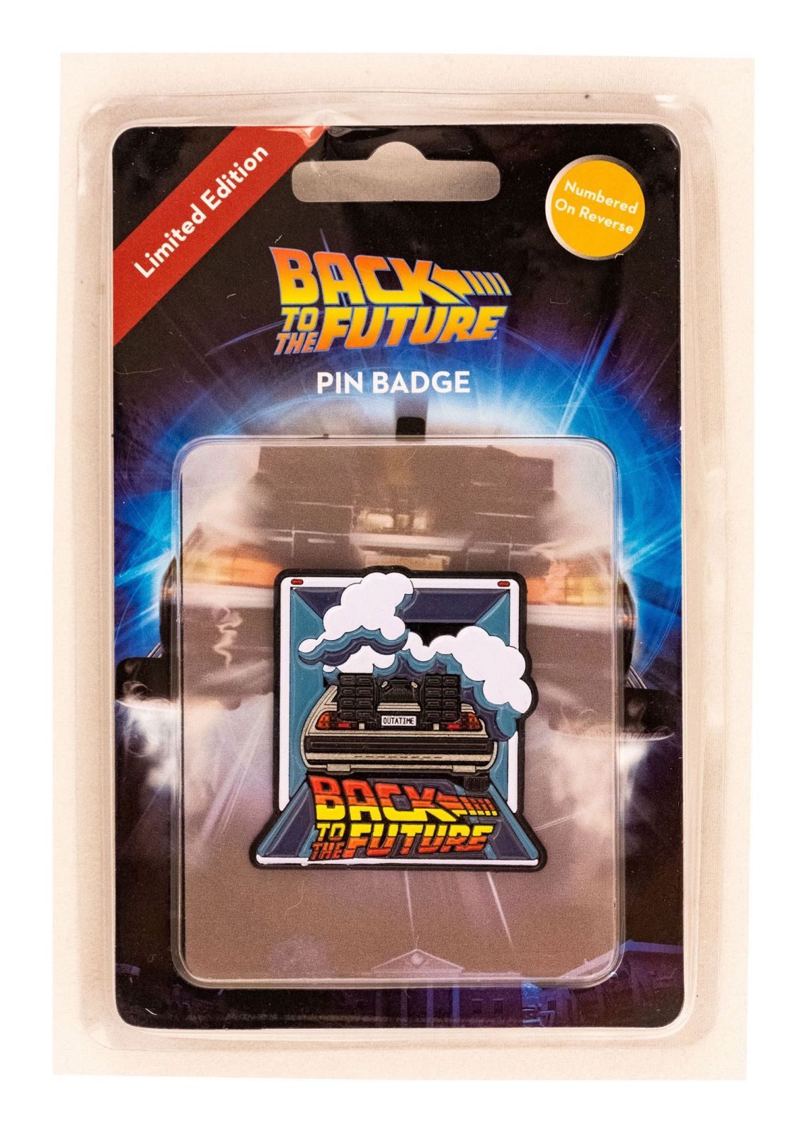 Back to the Future Pin Odznak DeLorean FaNaTtik