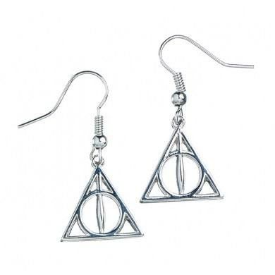 Harry Potter Deathly Hallows Naušnice (silver plated) Carat Shop, The