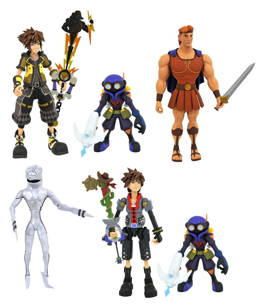 Kingdom Hearts 3 Select Akční Figures 18 cm 2-Packs Series 2 Sada (6) Diamond Select