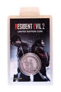 Resident Evil 2 Collectable Coin Leon & Claire Silver Edition