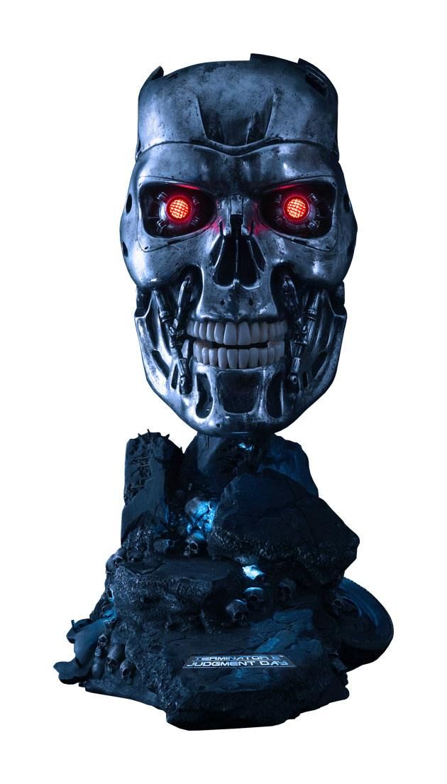 Terminator 2: Judgment Day Replika 1/1 T-800 Endoskeleton Mask 46 cm Pure Arts