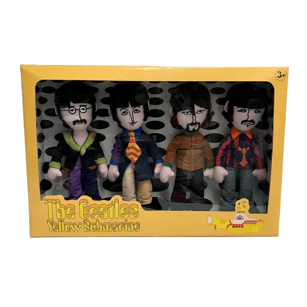 The Beatles Plyšák Figure 4-Pack Yellow Submarine Band Members 23 cm Factory Entertainment