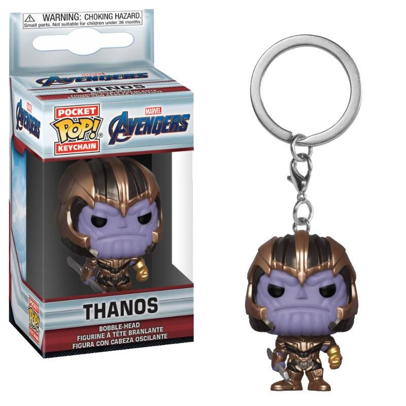 Avengers Endgame Pocket POP! vinylová Keychain Thanos 4 cm Funko