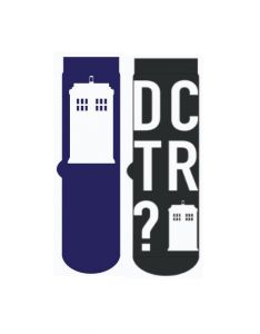 Doctor Who Mens Ponožky 2-Pack Tardis