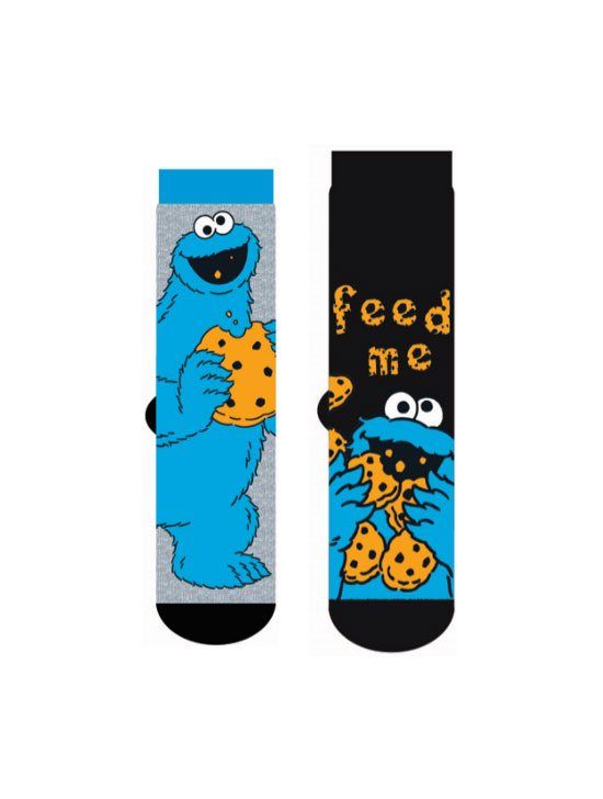 Sesame Street Mens Ponožky 2-Pack Cookie Monster V2 UWear