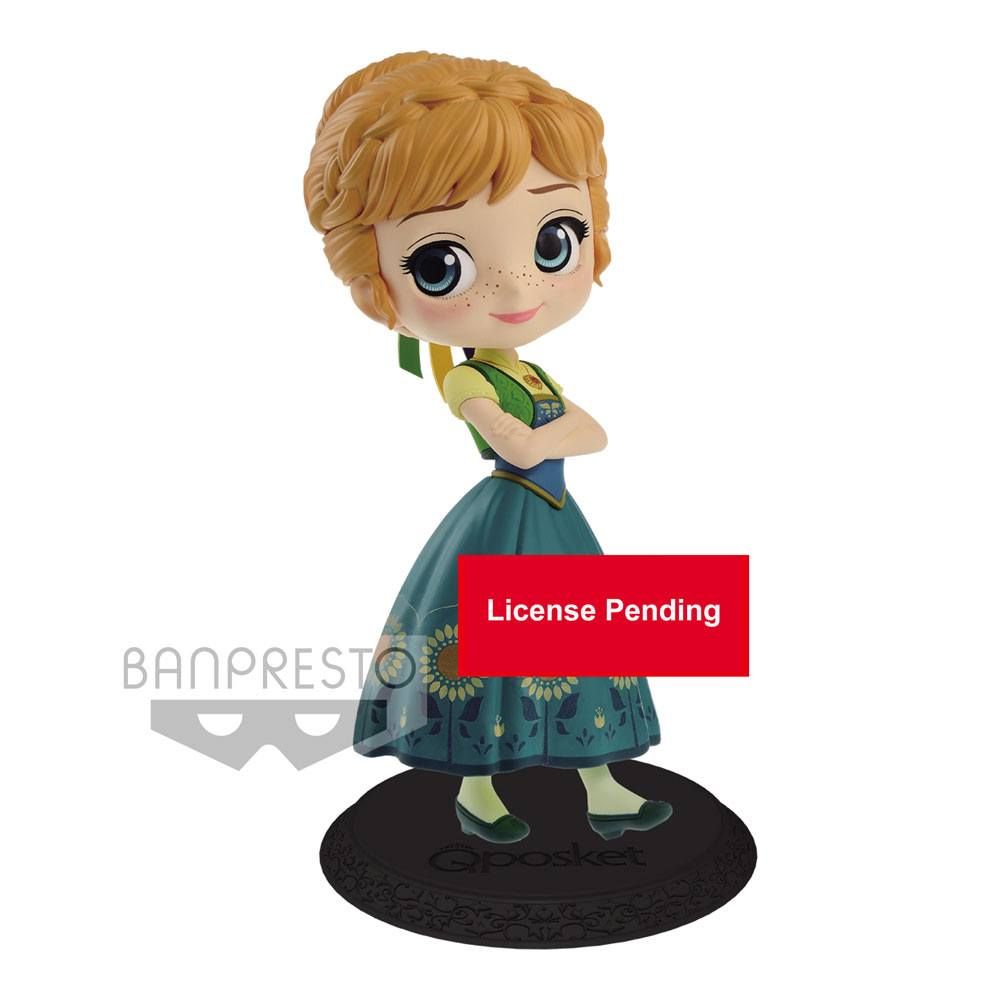 Disney Q Posket Mini Figure Anna Surprise Coordinate Ver. A 14 cm Banpresto