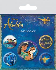 Aladdin Pin Placky 5-Pack A Whole New World