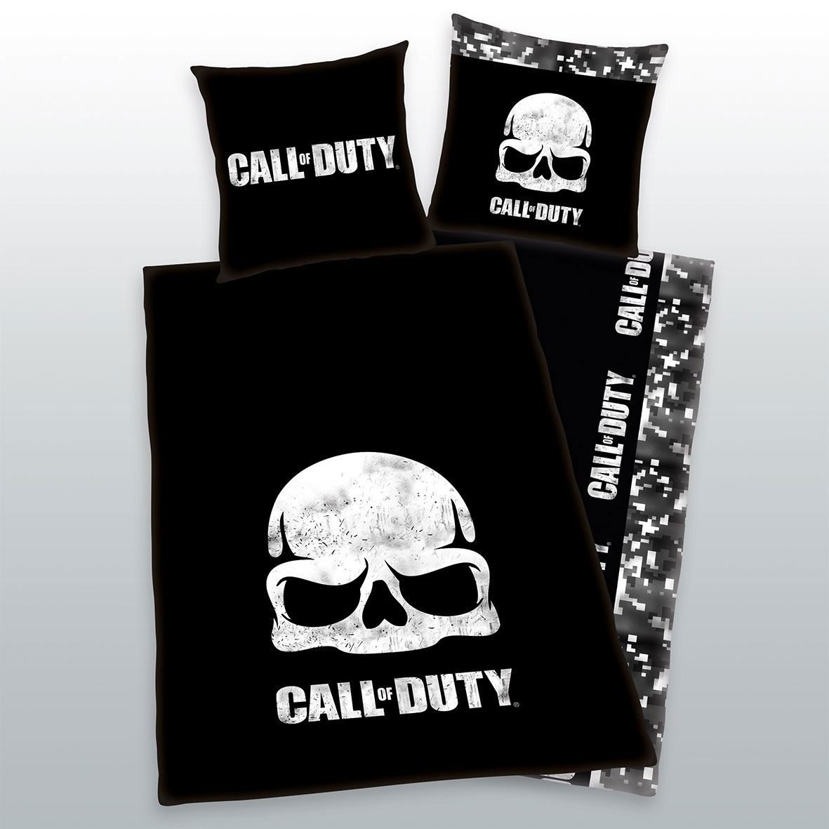 Call of Duty Povlečení Set Skull 135 x 200 cm / 80 x 80 cm Herding