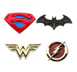 DC Comics Collectors Pins 4-Pack Justice League