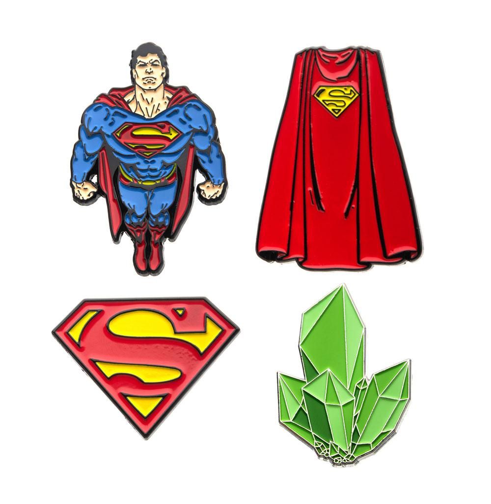 DC Comics Collectors Pins 4-Pack Superman Sales One