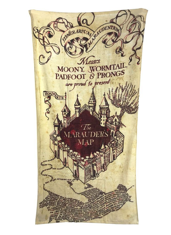 Harry Potter Ručník Marauder's Map 150 x 75 cm Groovy