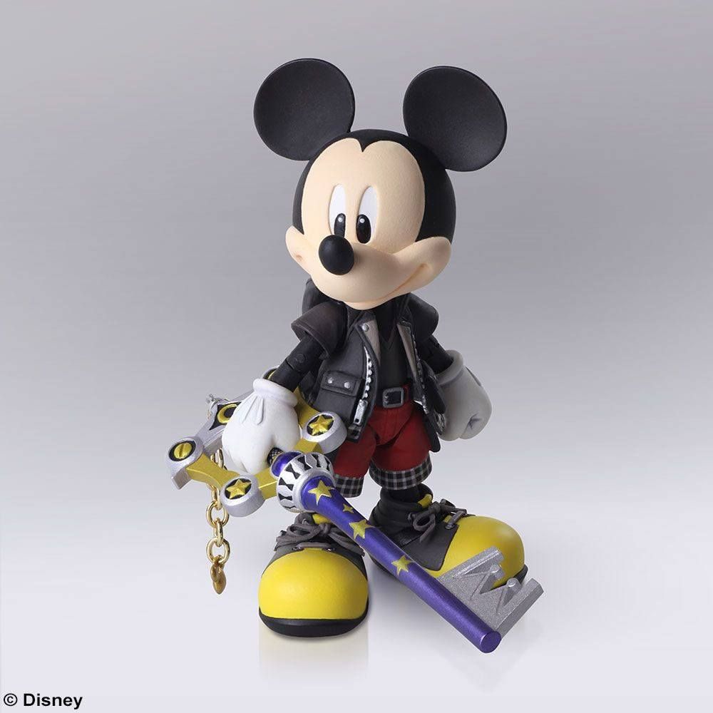 Kingdom Hearts III Bring Arts Akční Figure King Mickey 9 cm Square-Enix
