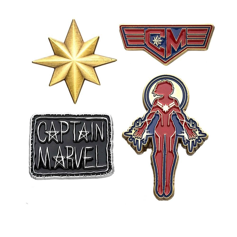 Marvel Collectors Pins 4-Pack Captain Marvel Sales One