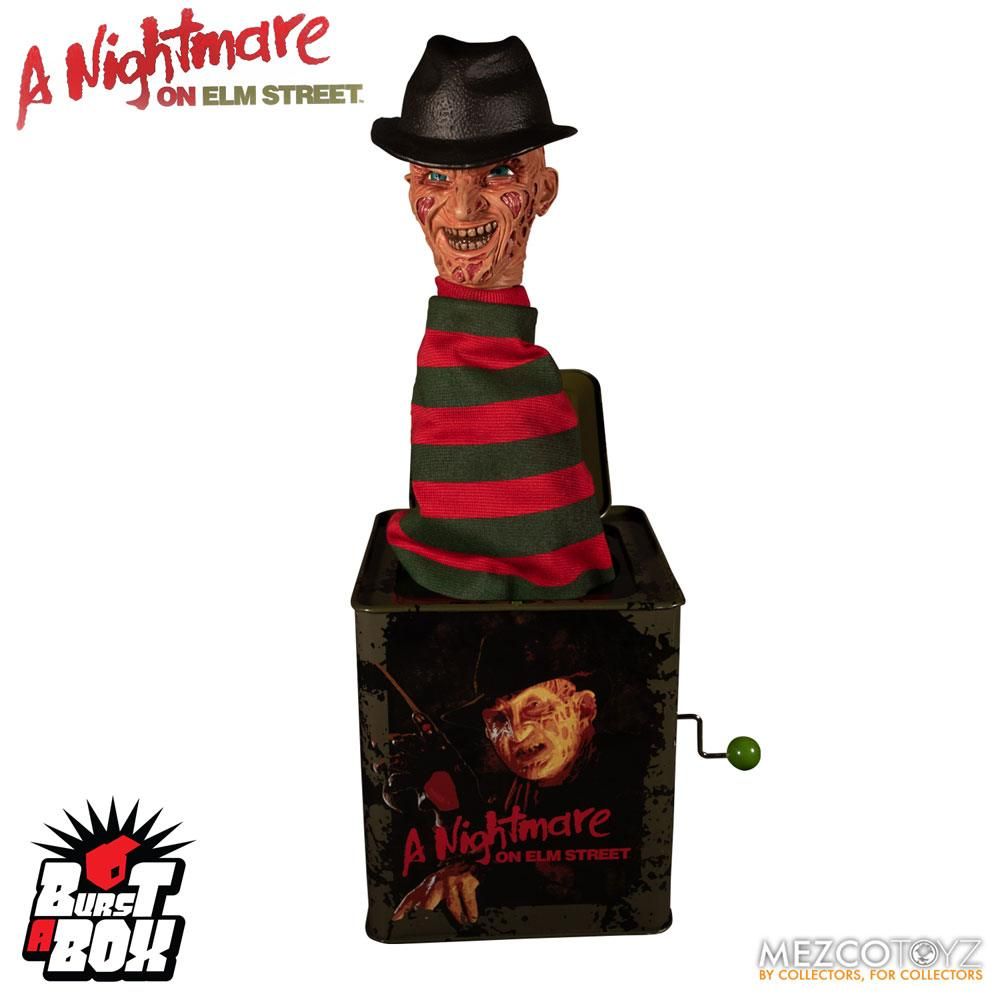 Nightmare On Elm Street Burst-A-Box Music Box Freddy Krueger 36 cm Mezco Toys
