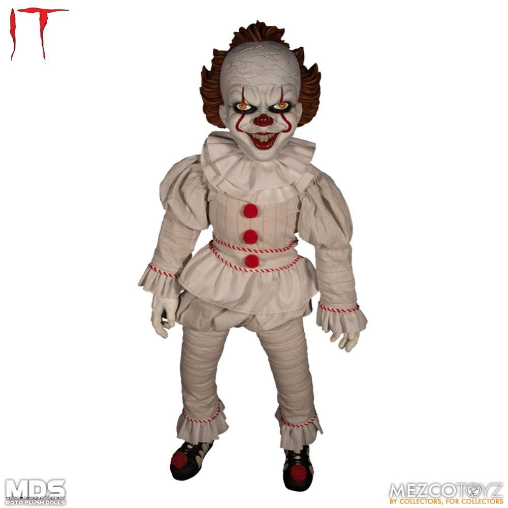 Stephen Kings It 2017 MDS Roto Plyšák Doll Pennywise 46 cm Mezco Toys