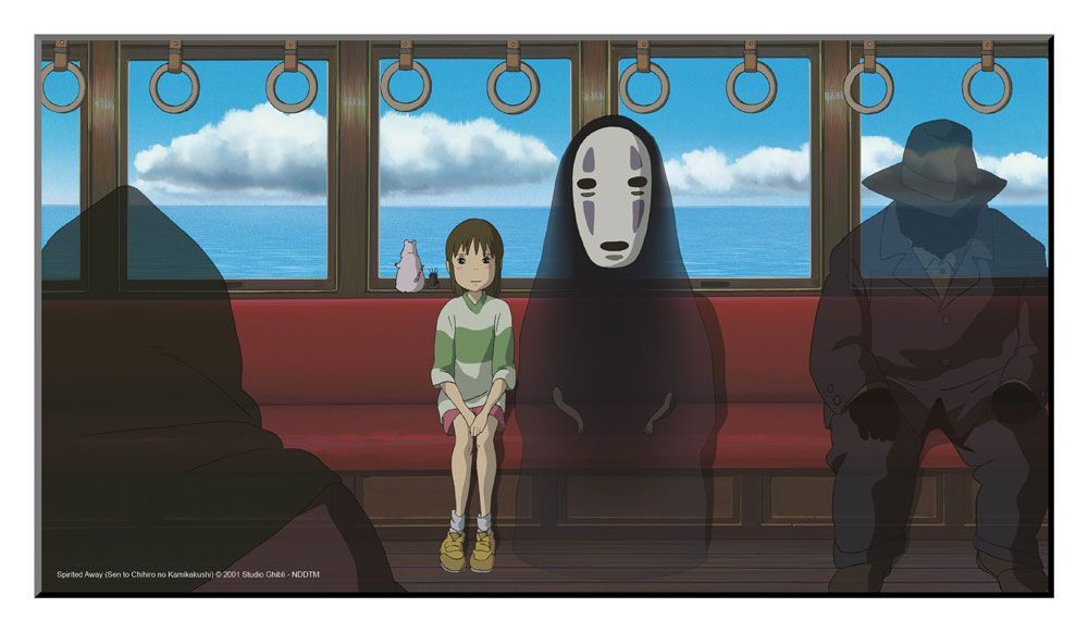 Studio Ghibli Wooden Nástěnná Dekorace Art Spirited Away 37,5 x 20,5 cm Semic