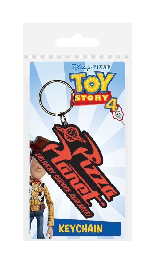 Toy Story 4 Gumový Keychain Pizza Planet 6 cm Pyramid International