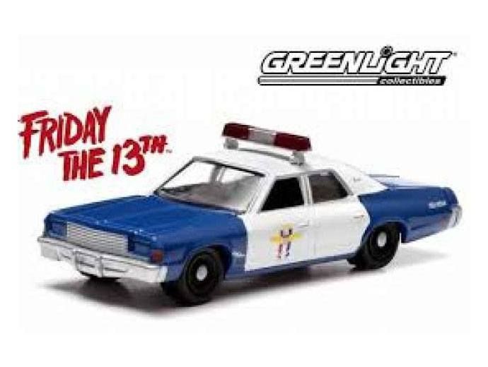 Friday the 13th Kov. Model 1/18 1978 Dodge Monaco Police Greenlight Collectibles