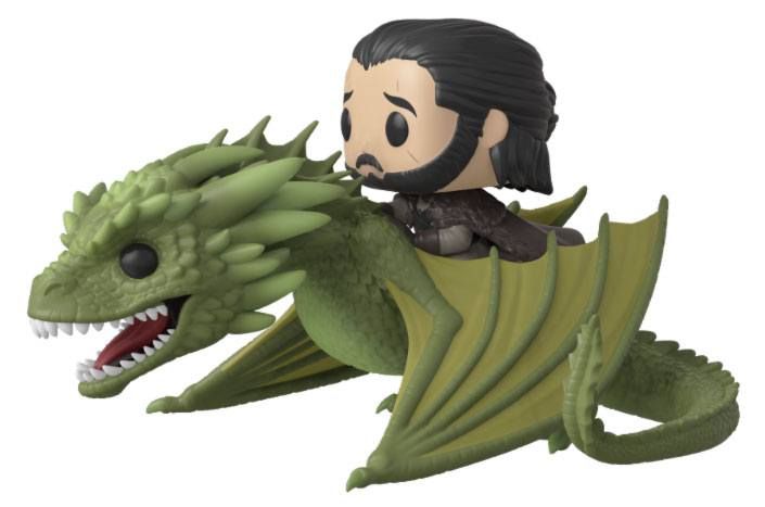 Game of Thrones POP! Rides vinylová Figure Jon Snow & Rhaegal 18 cm Funko