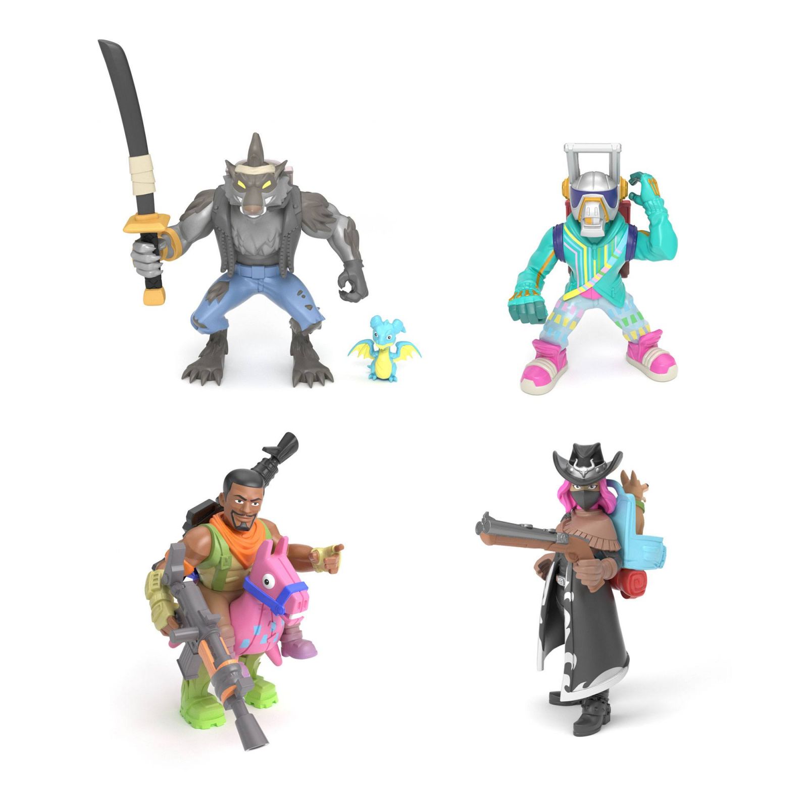 Fortnite Battle Royale Kolekce Mini Figures 4-Pack 5 cm Wave 2 Moose Toys