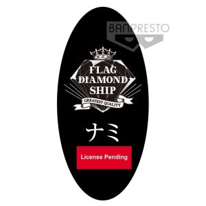 One Piece Stampede Flag Diamond Ship PVC Soška Nami 25 cm