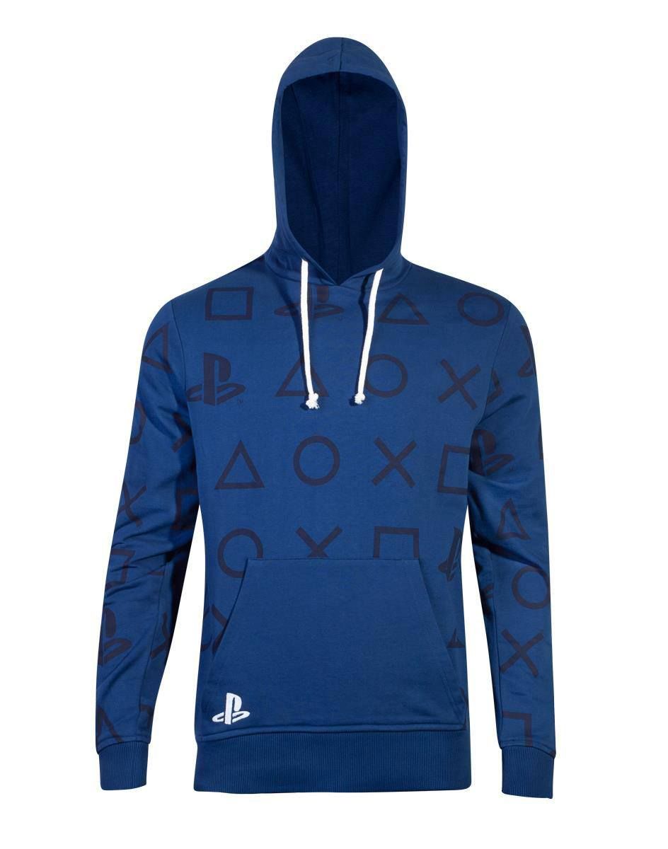 Sony PlayStation Hooded Mikina AOP Icons Velikost L Difuzed