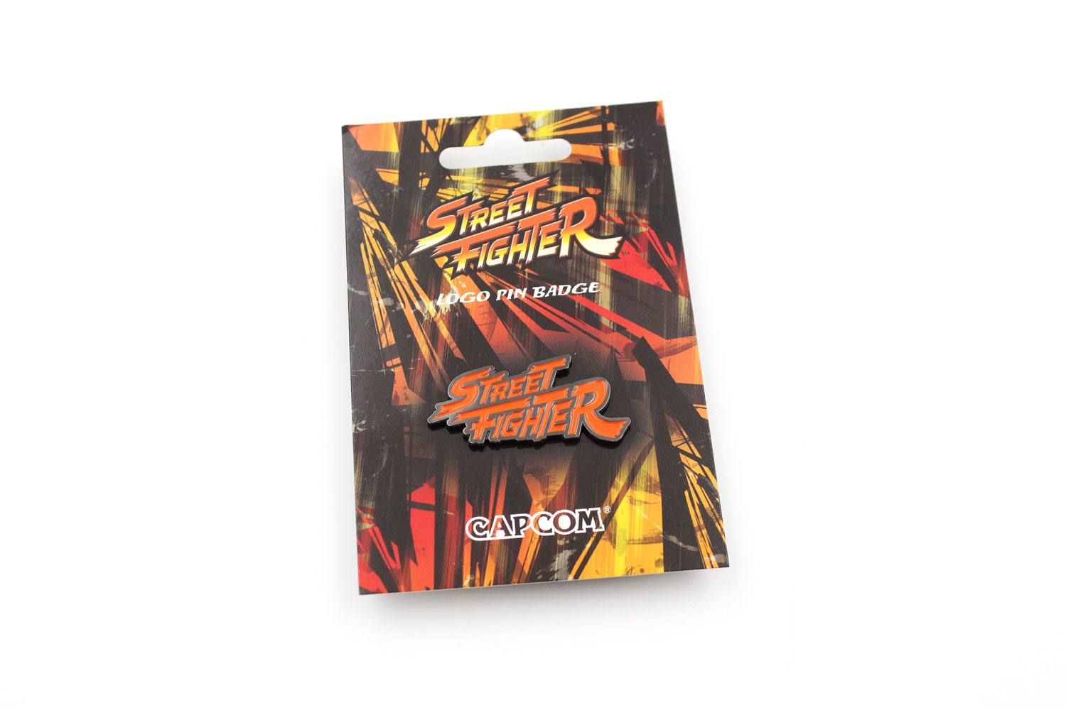 Street Fighter Pin Odznak Logo Colour DTR