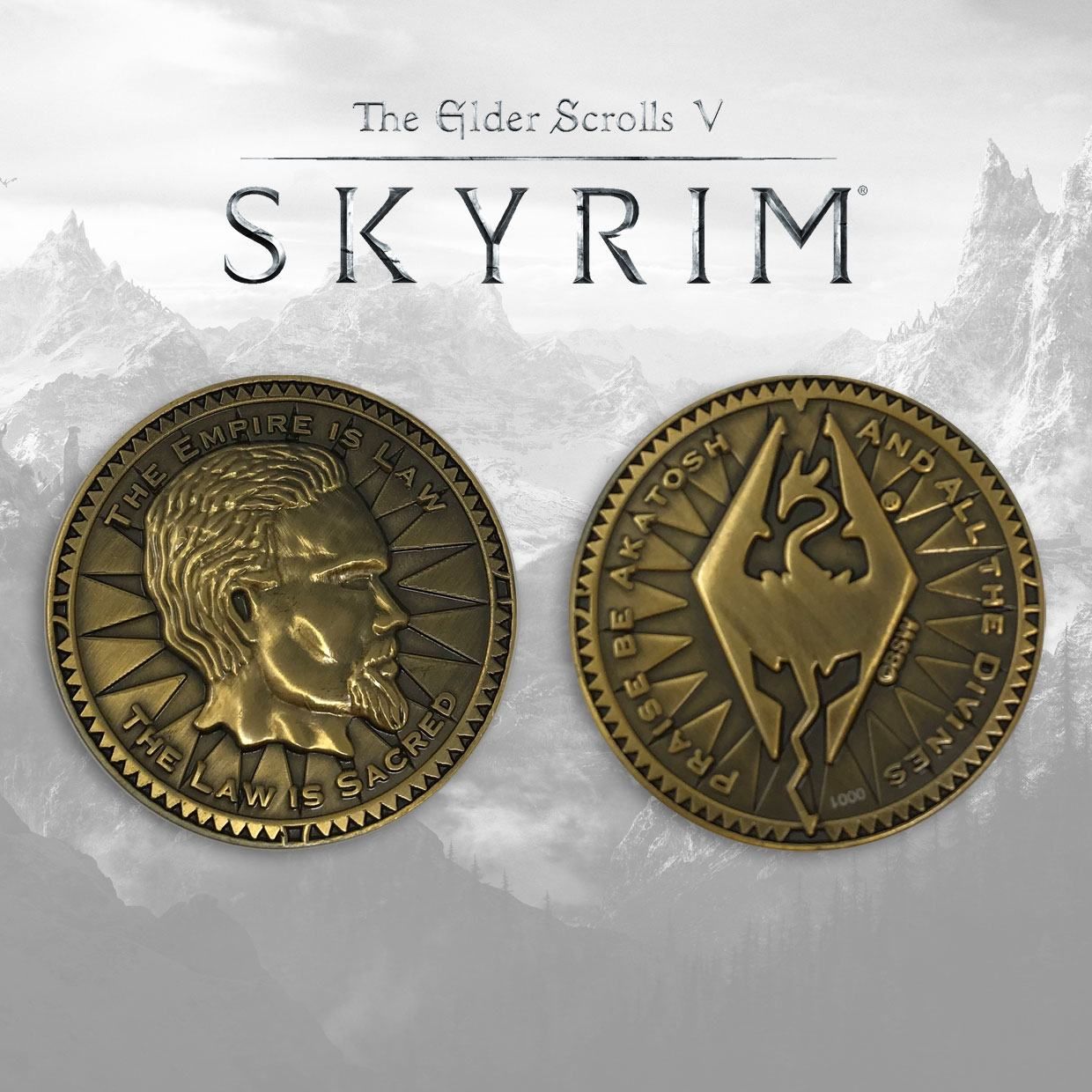 The Elder Scrolls V: Skyrim Collectable Coin The Empire Is Law FaNaTtik