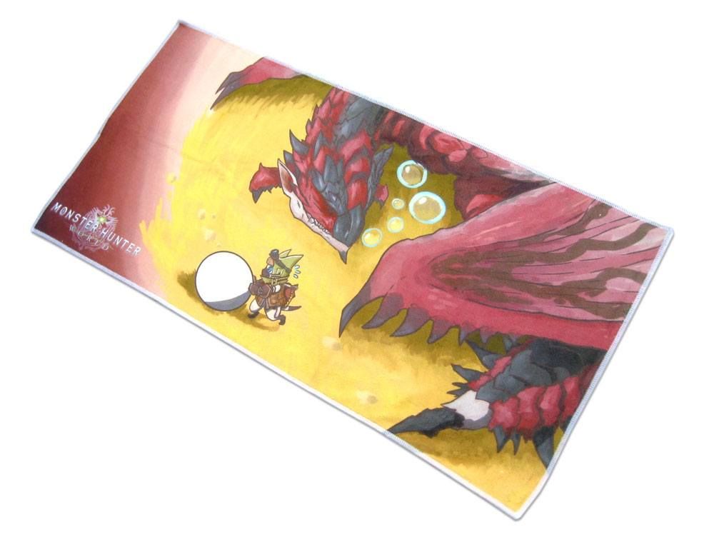Monster Hunter World Ručník Rathalos & Palico Egg Quest 70 x 35 cm Sakami Merchandise
